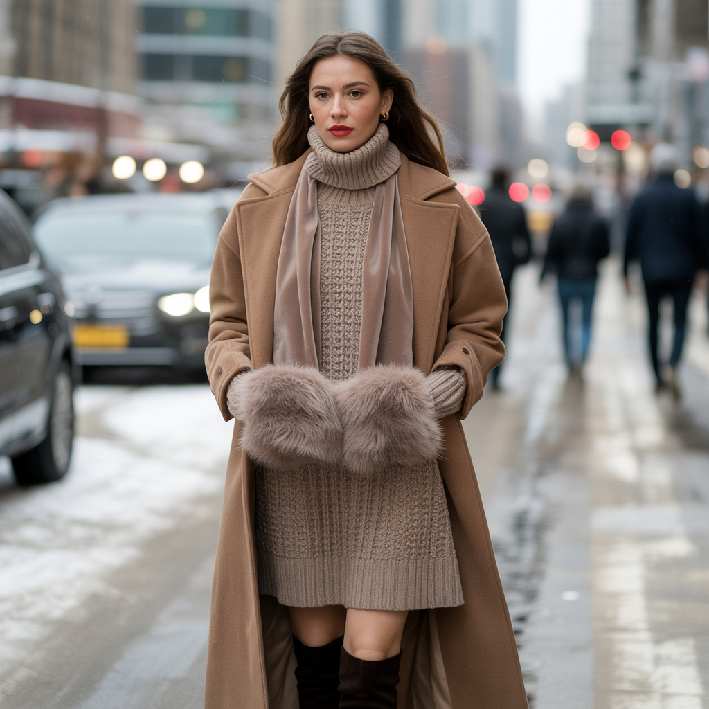 stylish winter layers