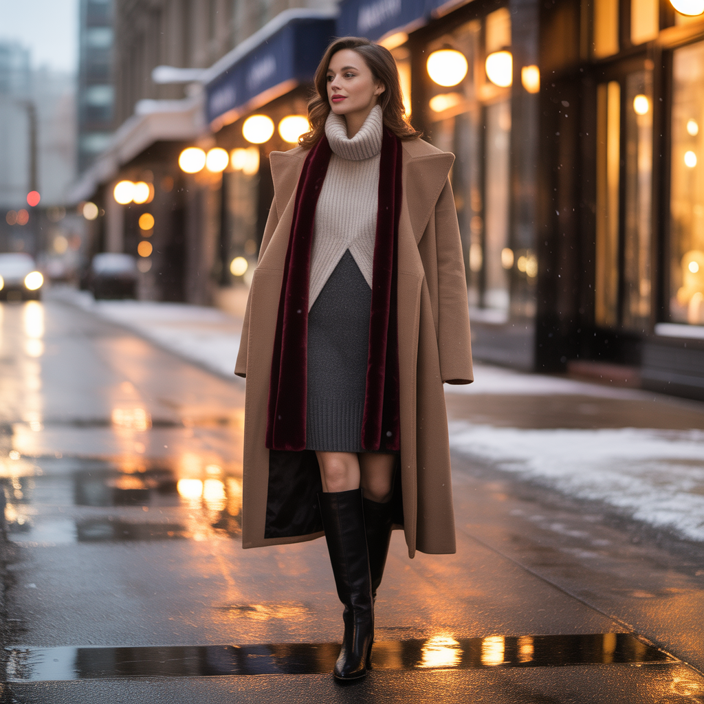 stylish winter layers