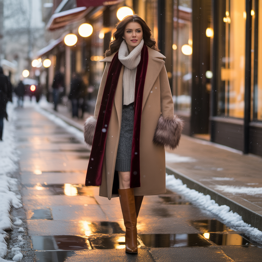 stylish winter layers