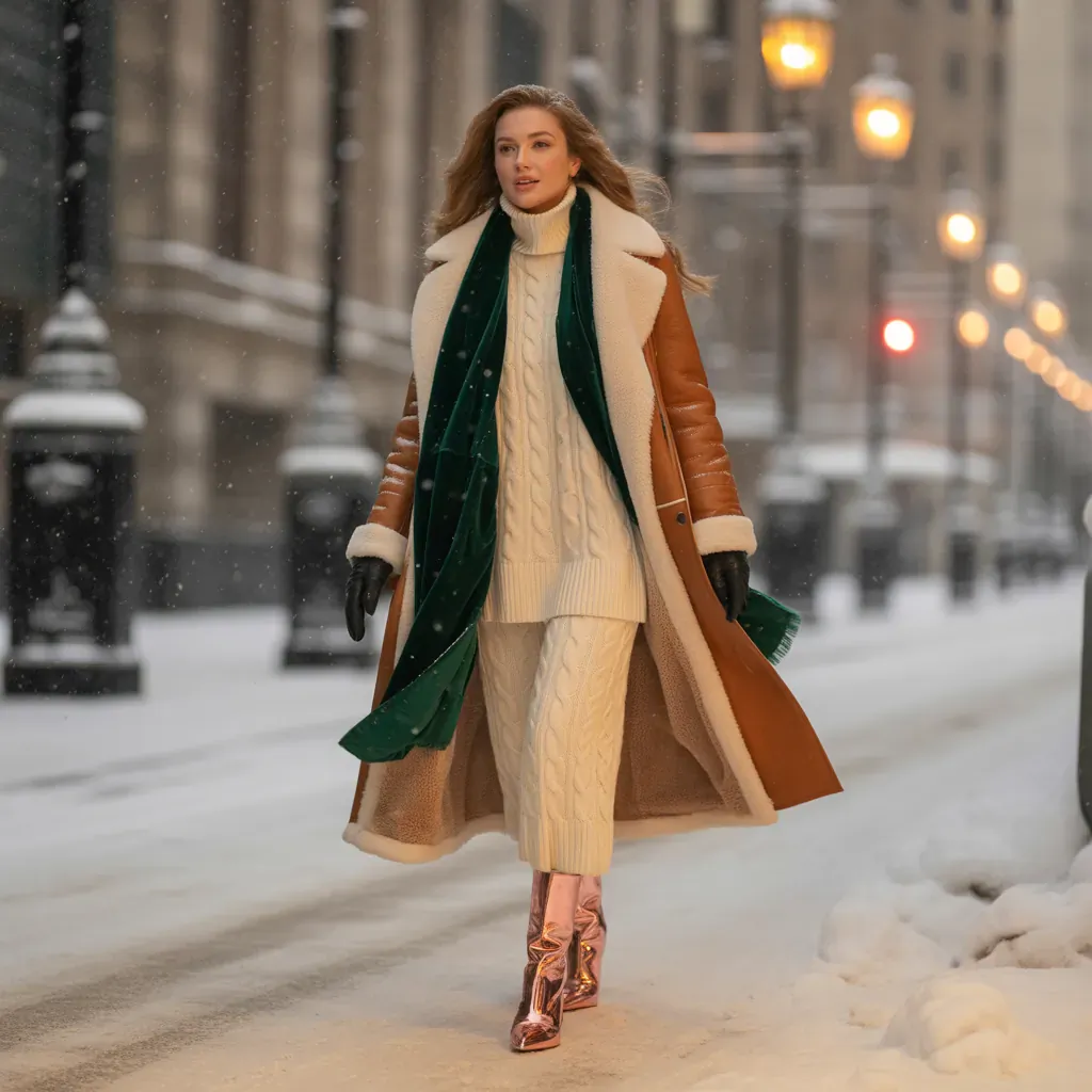 stylish winter layers