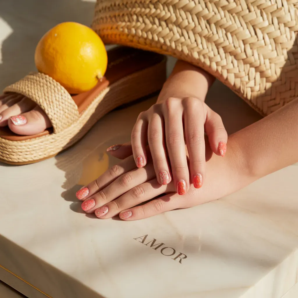 summer short coffin nails