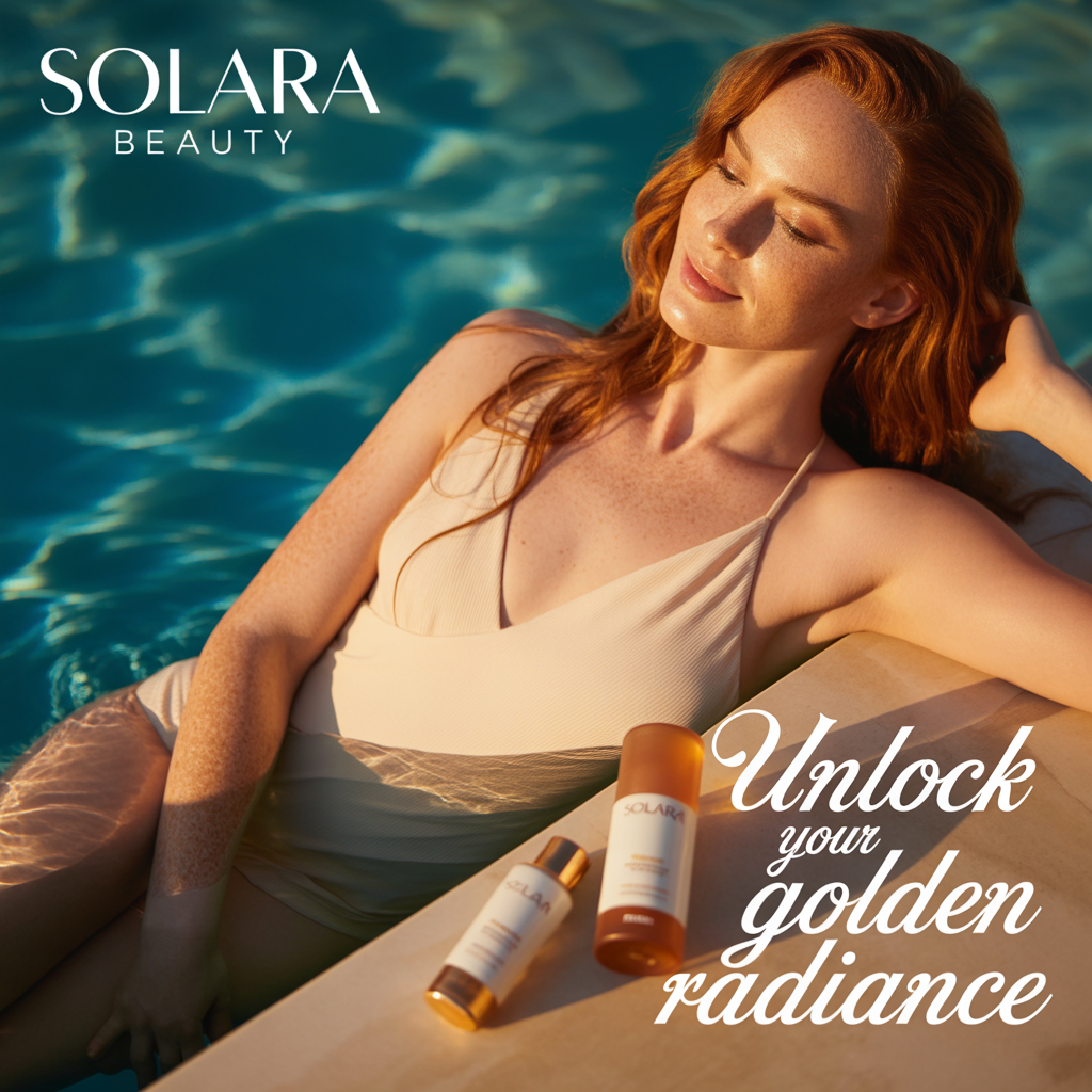 tanning water for a golden tan