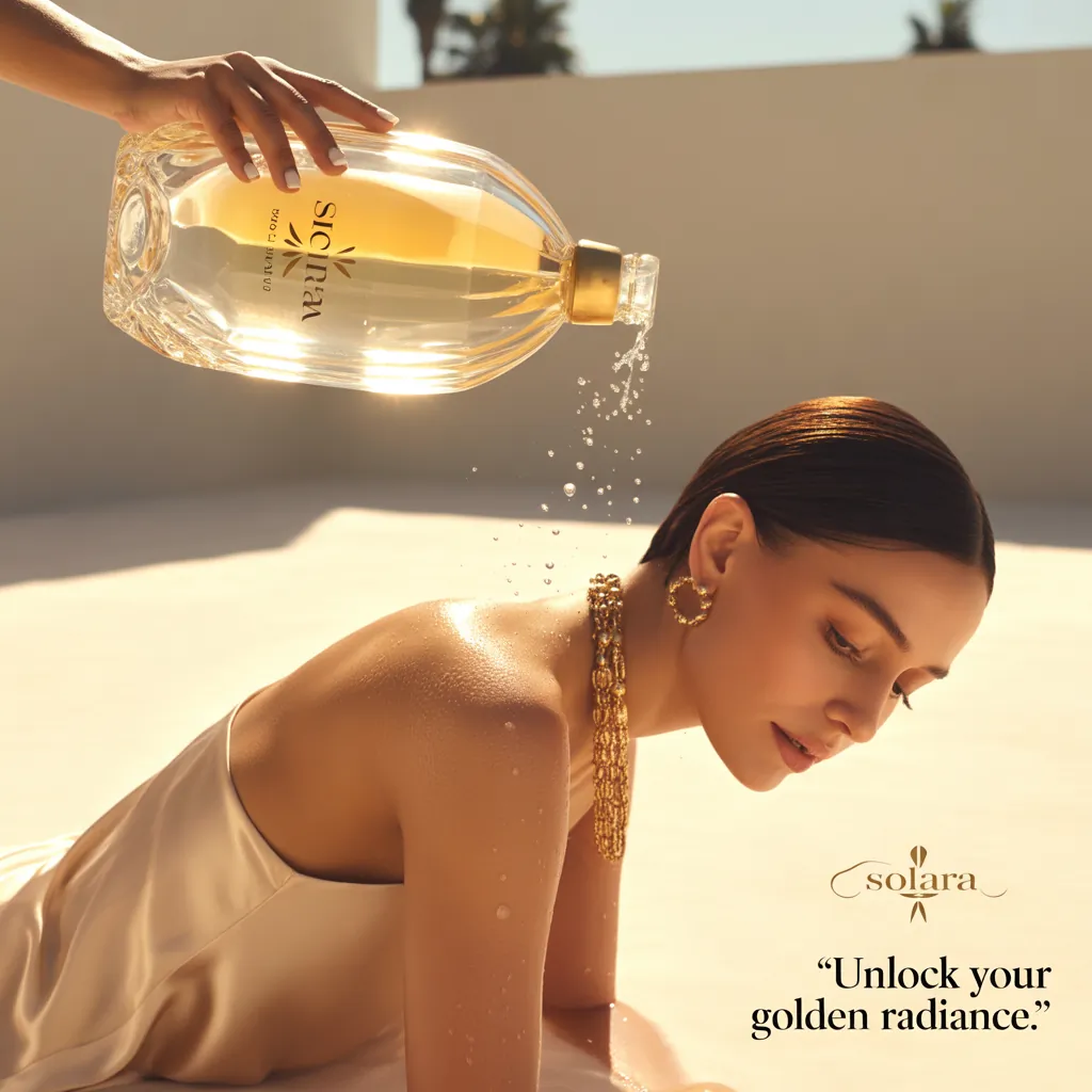 tanning water for a golden tan