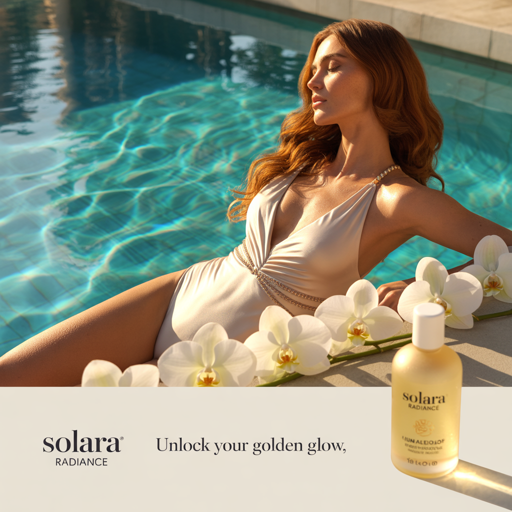 tanning water for a golden tan