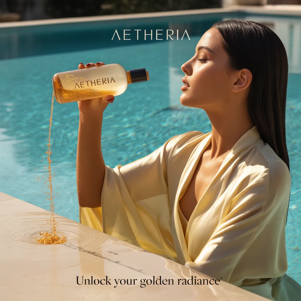 tanning water for a golden tan