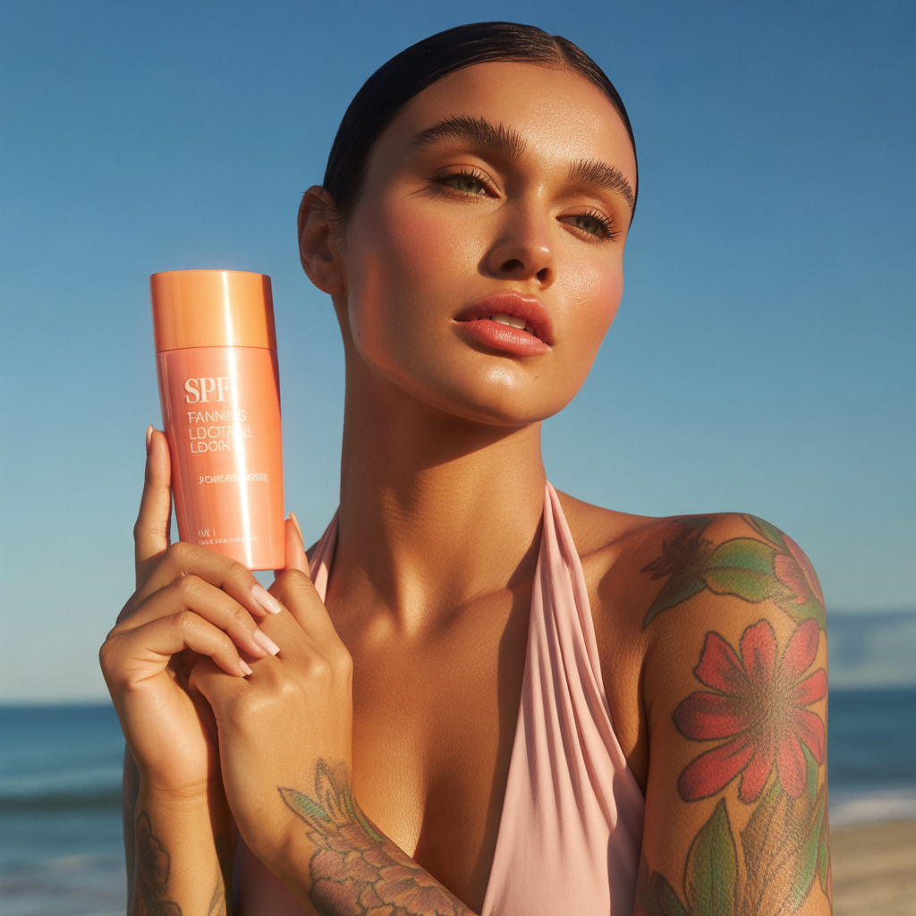 tattoo tanning lotion sun protection