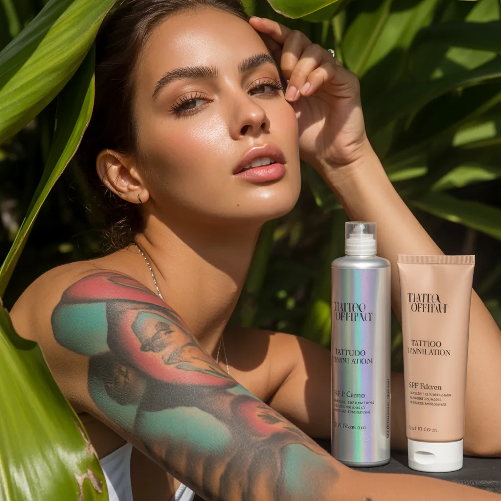 tattoo tanning lotion sun protection
