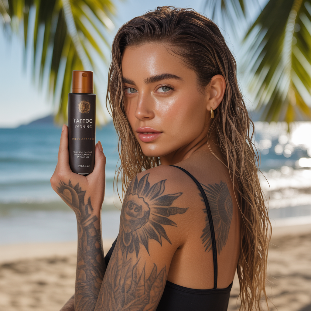 tattoo tanning lotion sun protection