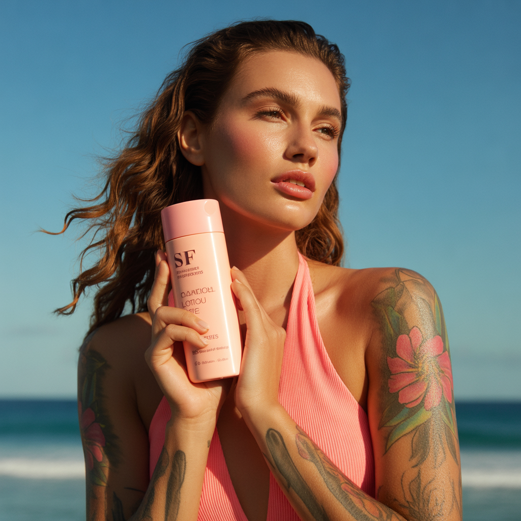 tattoo tanning lotion sun protection