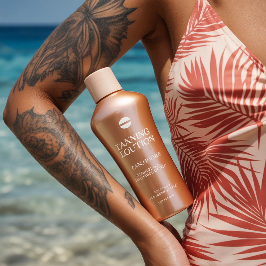 tattoo tanning lotion sun protection