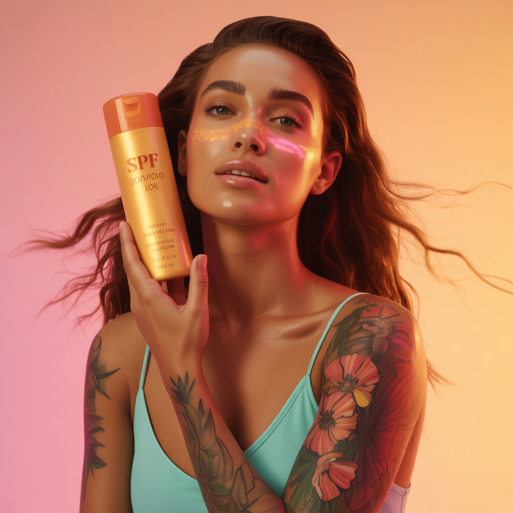 tattoo tanning lotion sun protection