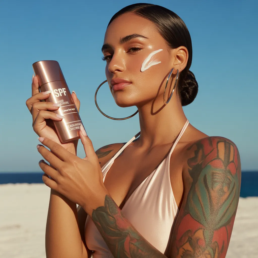 tattoo tanning lotion sun protection