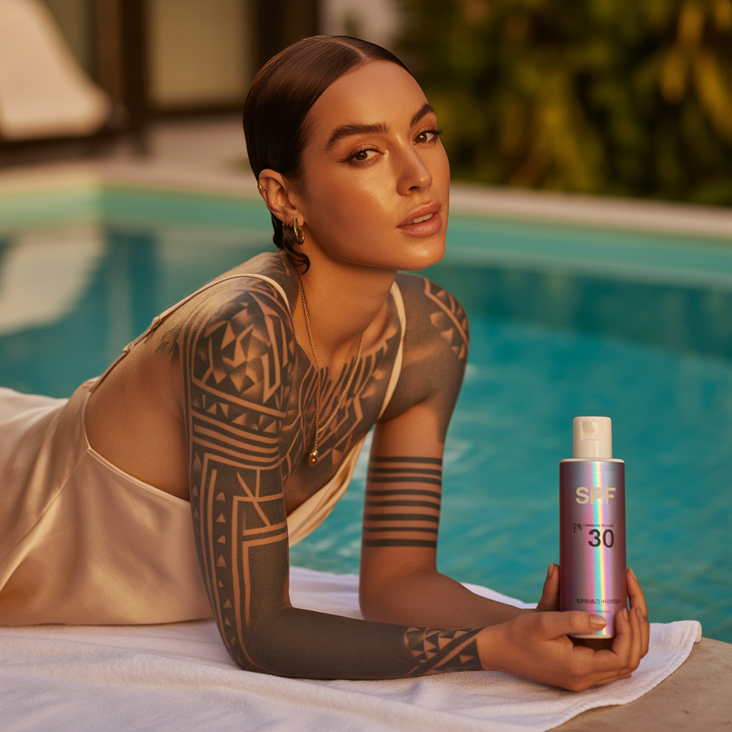 tattoo tanning lotion sun protection