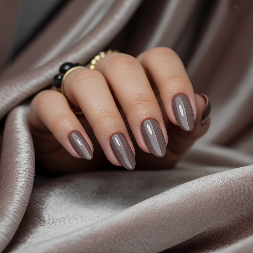 taupe nails