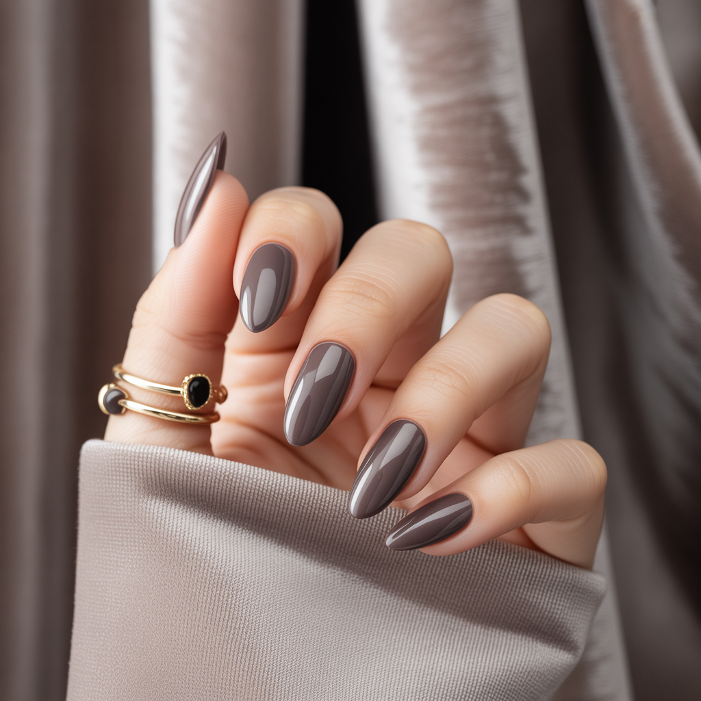 taupe nails