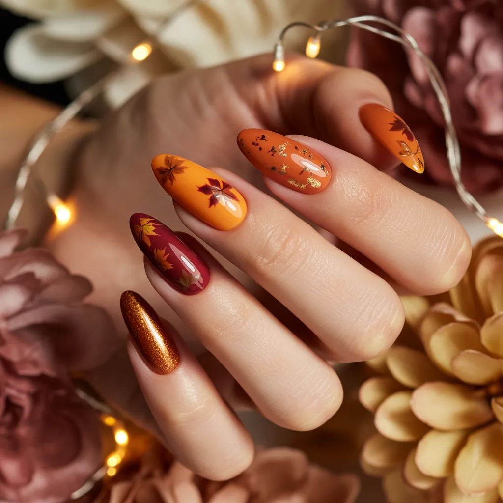 thanksgiving nail ideas