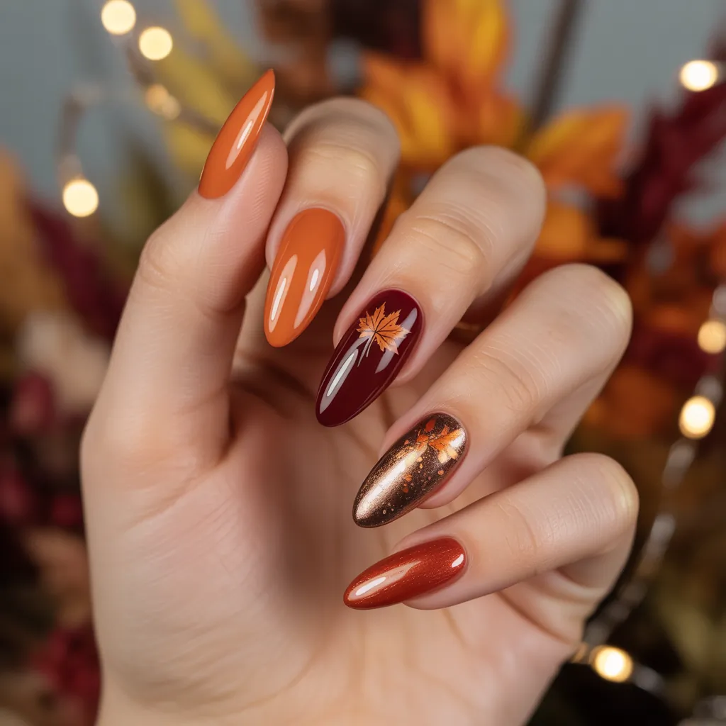 thanksgiving nail ideas