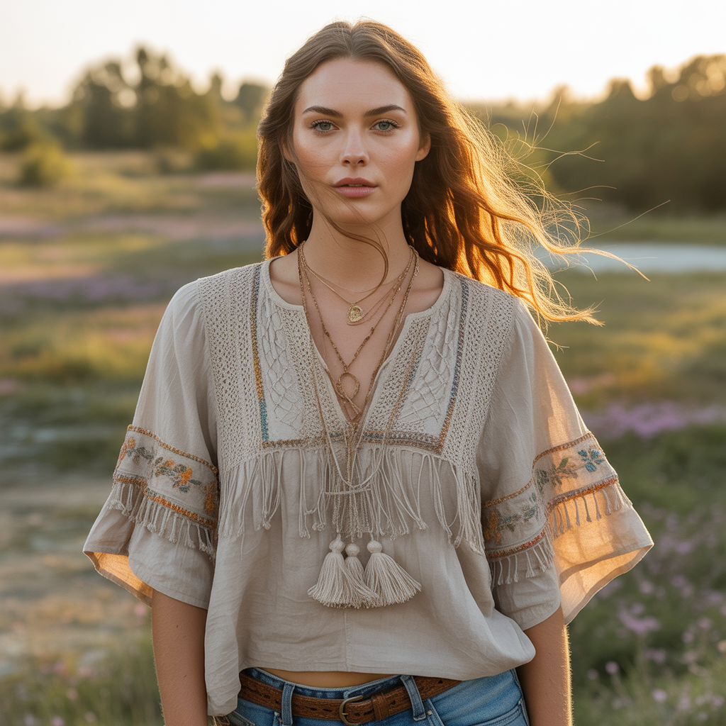 tops boho