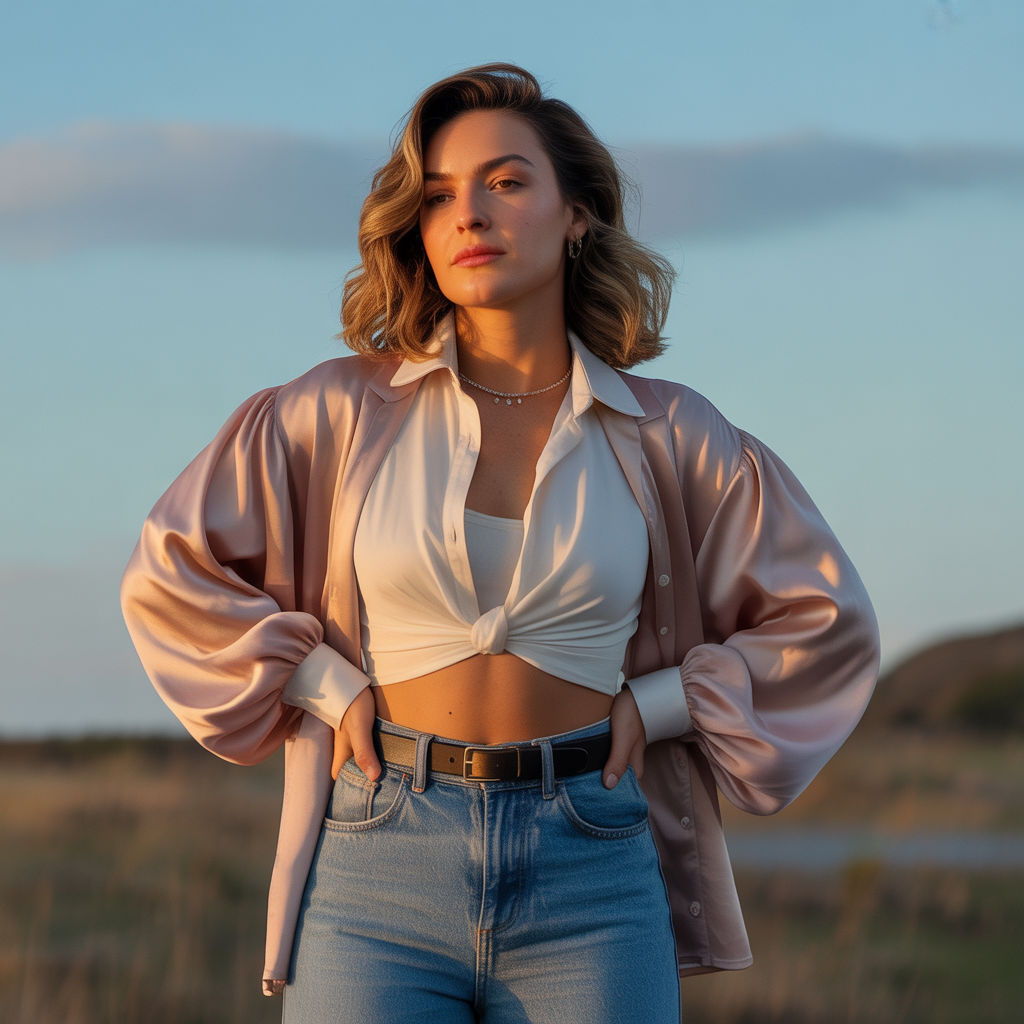 tops for wide leg jeans