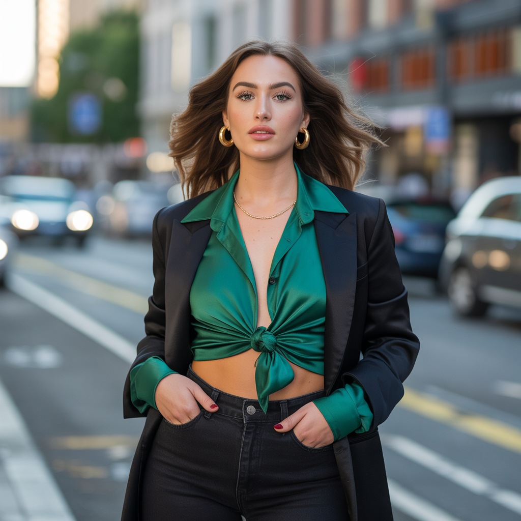 tops to wear with black jeans