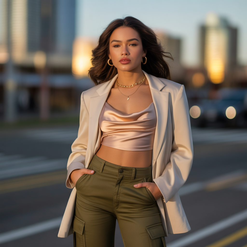 tops to wear with cargo pants