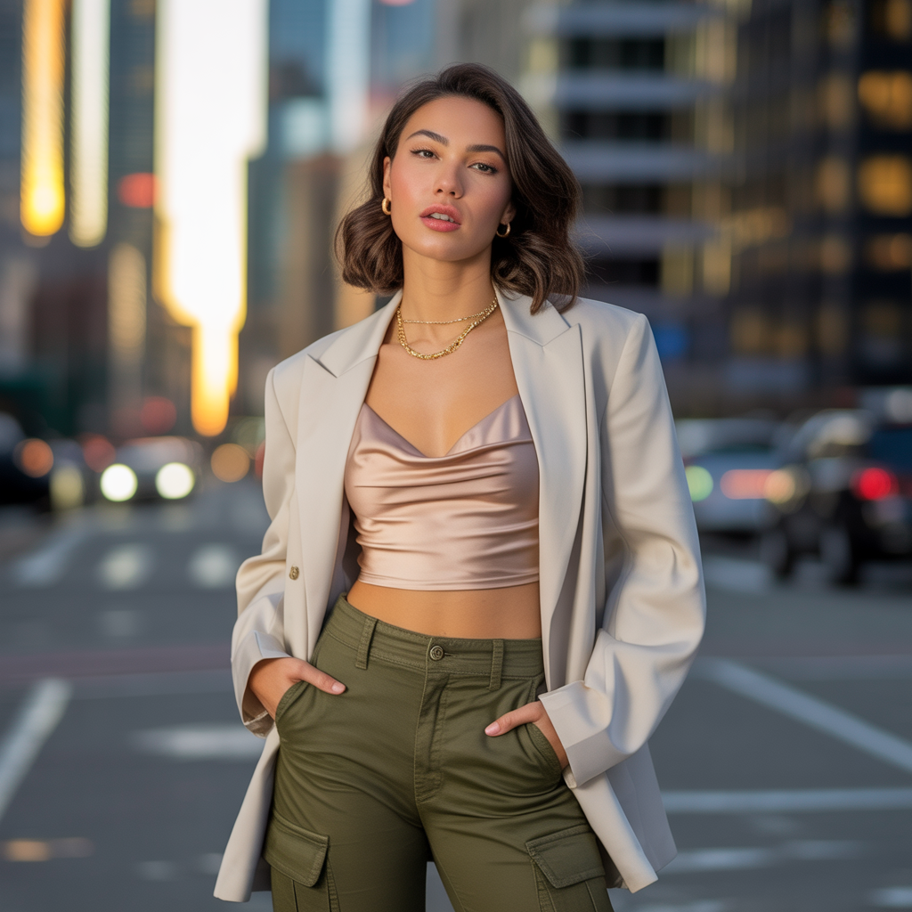 tops to wear with cargo pants