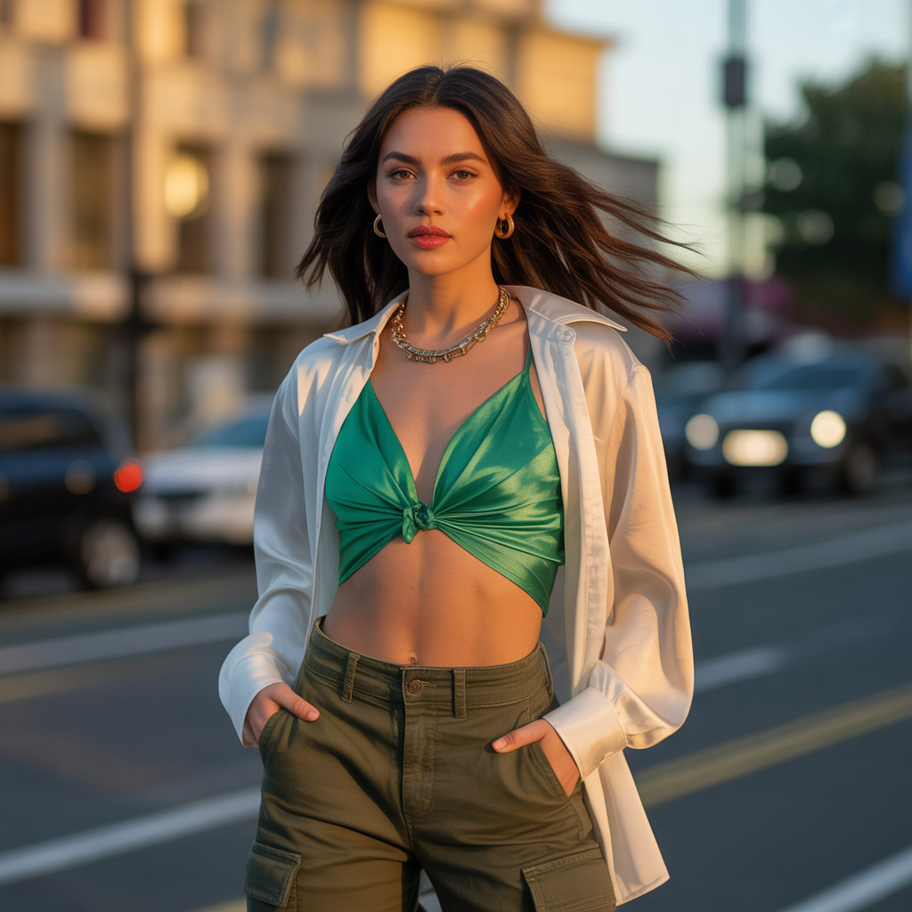 tops to wear with cargo pants