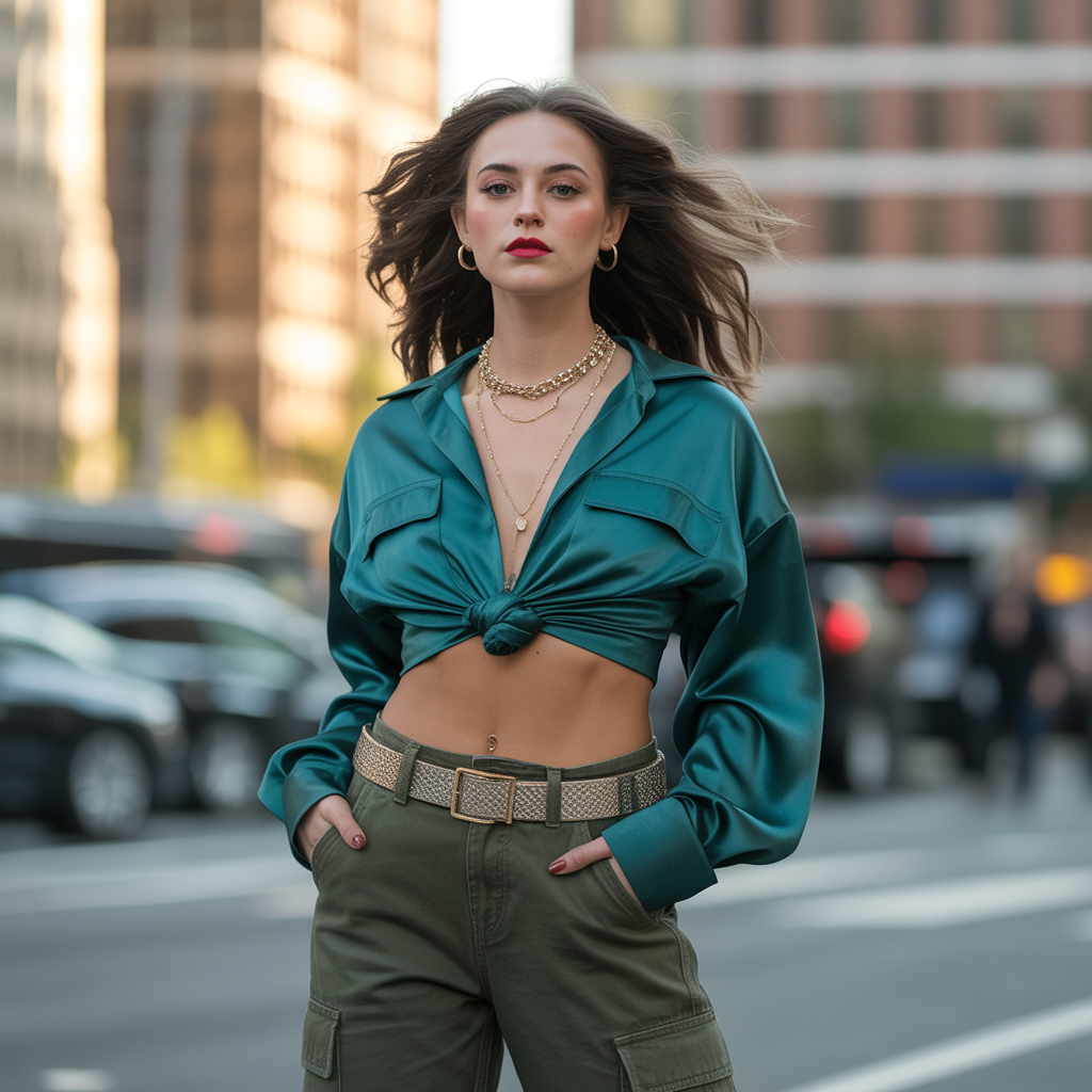 tops to wear with cargo pants