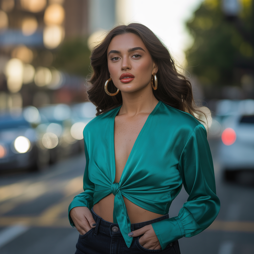 tops with black jeans