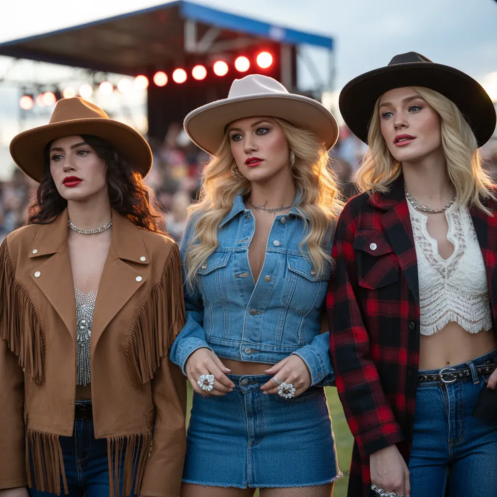 trendy country concert looks