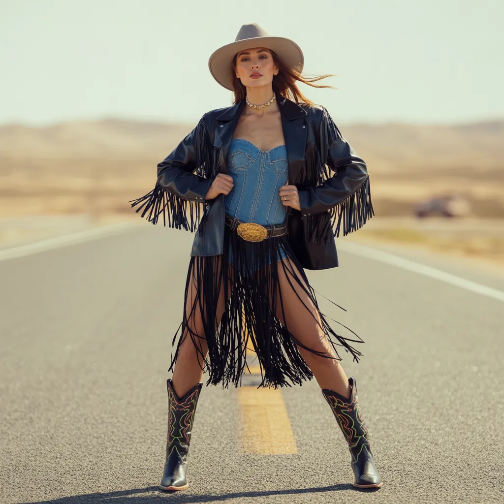 trendy cowgirl outfits