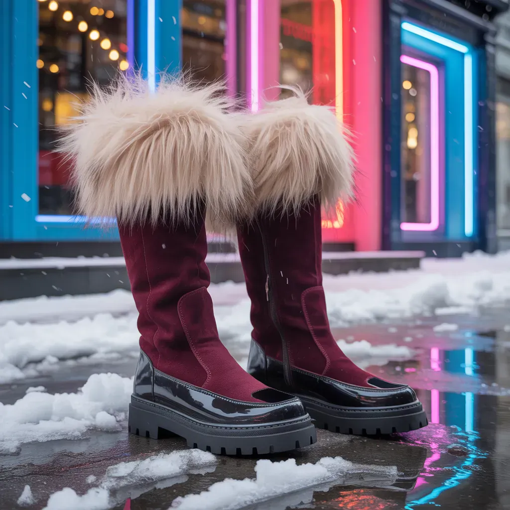 trendy womens winter boots