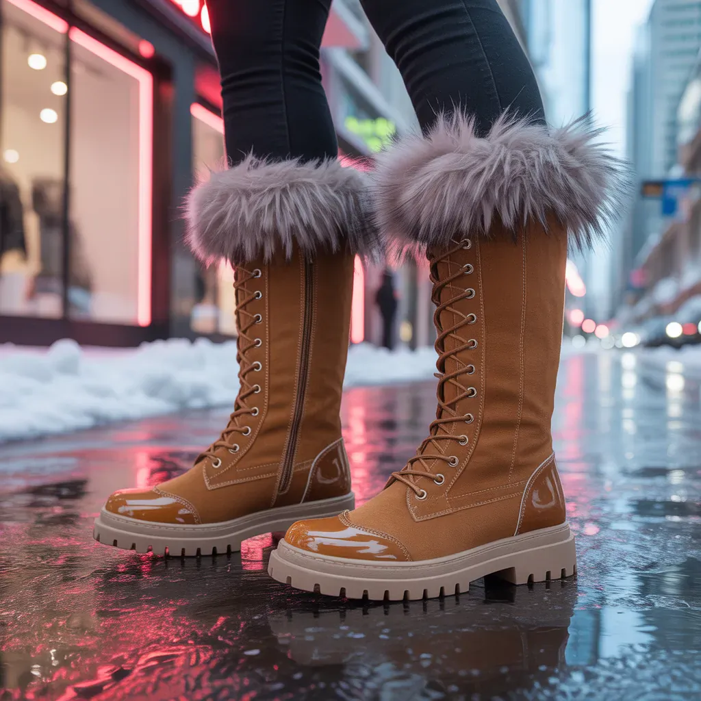 trendy womens winter boots