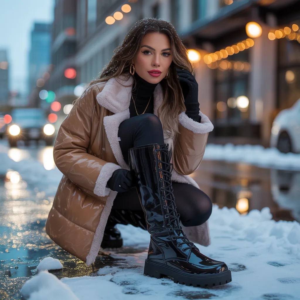 trendy womens winter boots