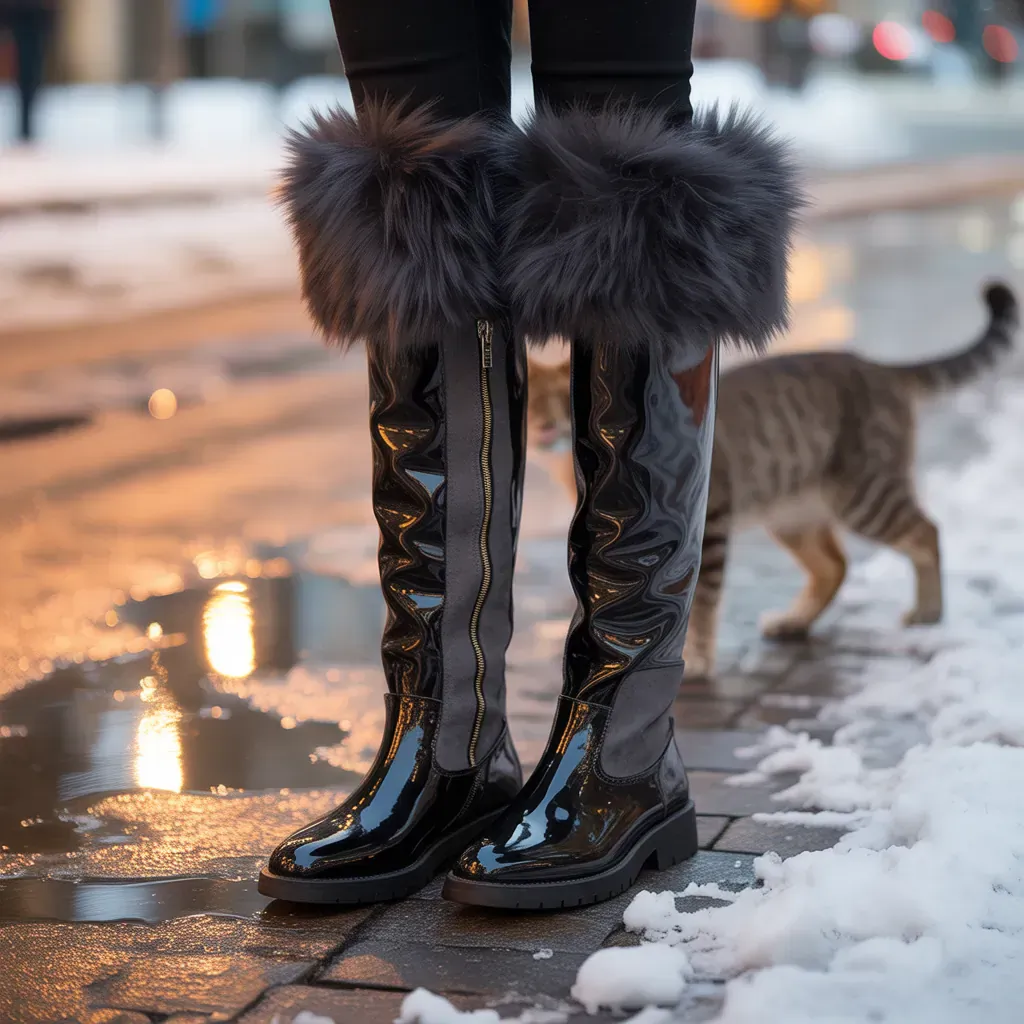 trendy womens winter boots