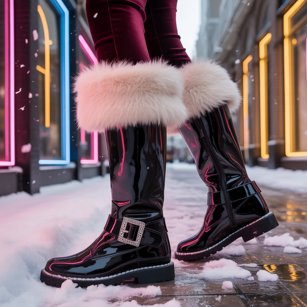 trendy womens winter boots