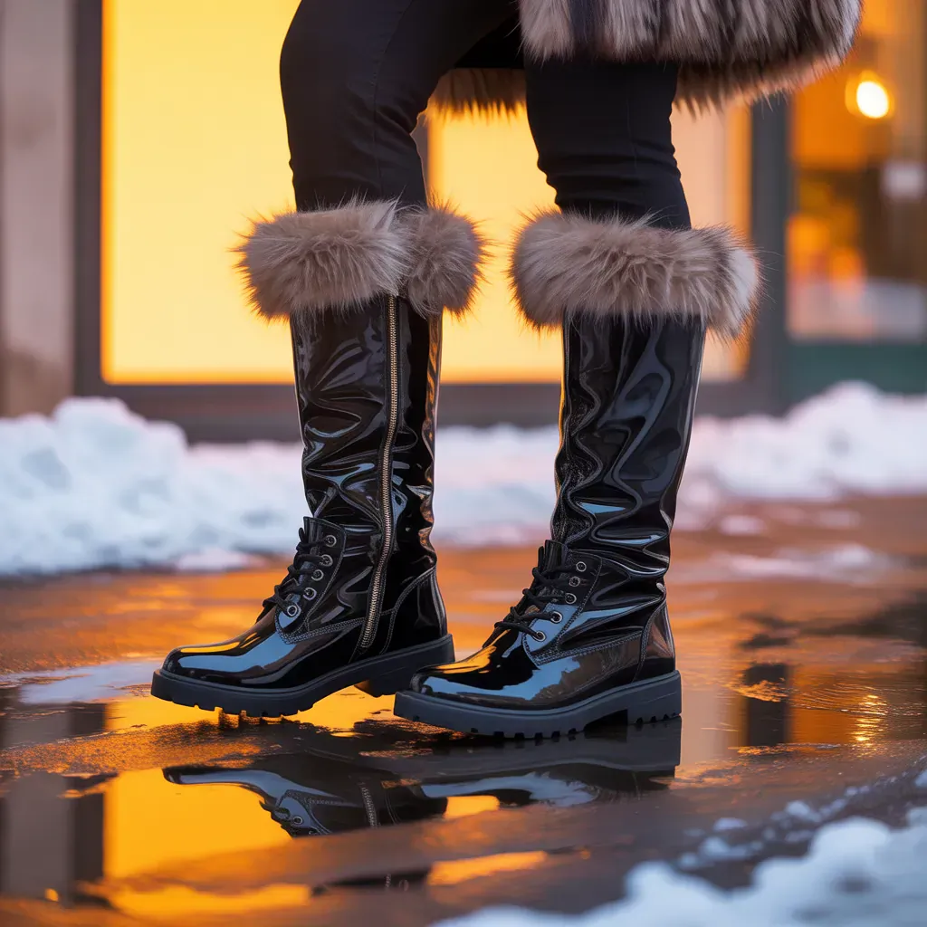 trendy womens winter boots