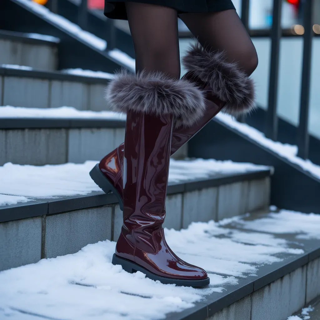trendy womens winter boots