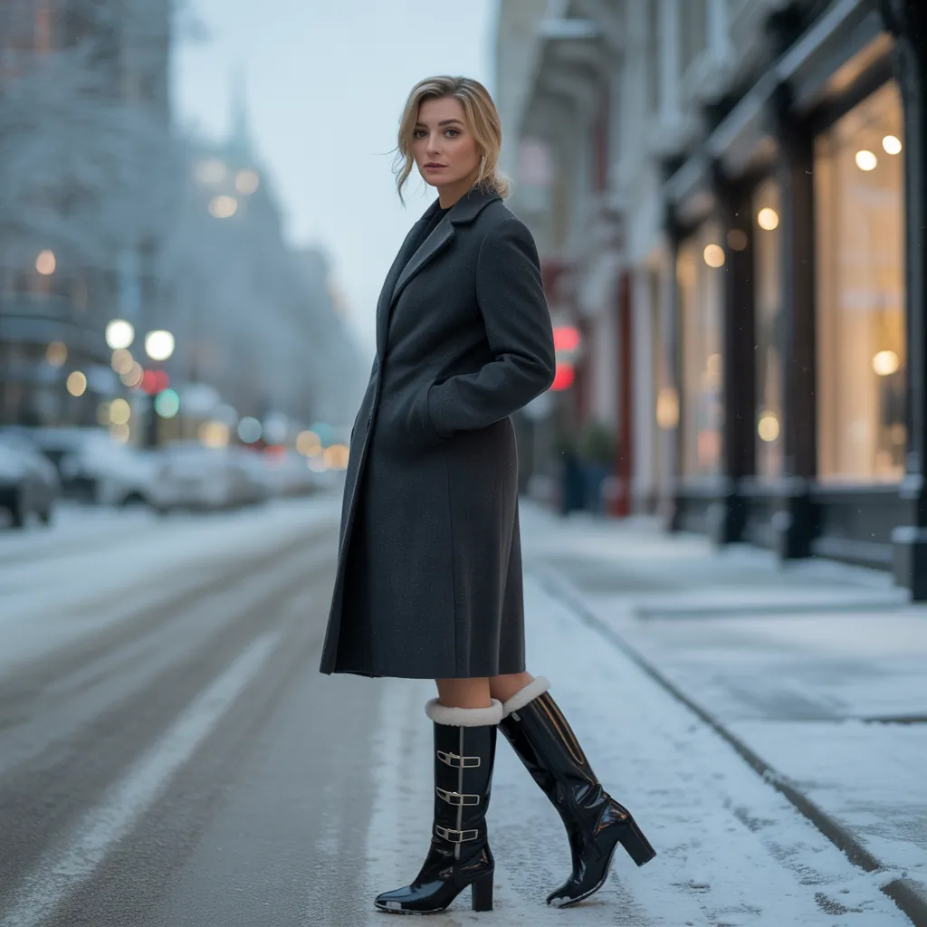 trendy womens winter boots