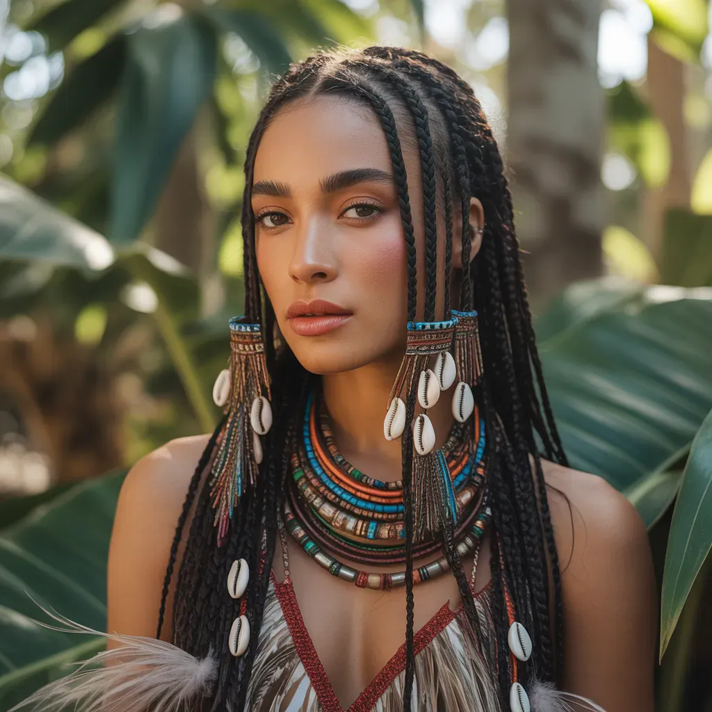 tribal braid hairstyles