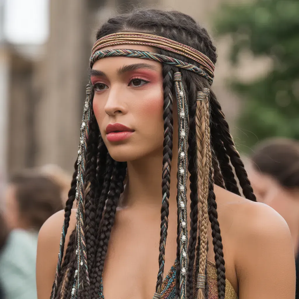 tribal braid hairstyles