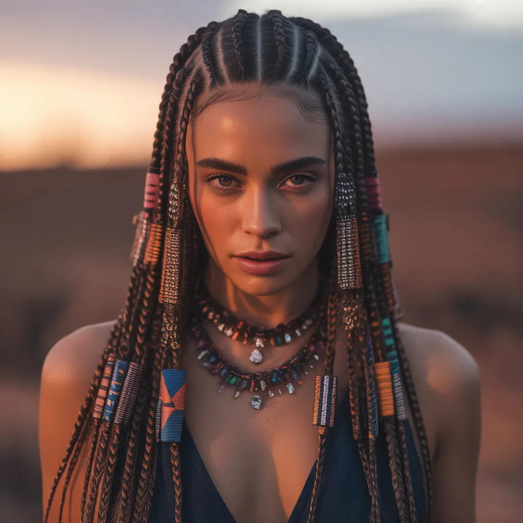 tribal braid hairstyles