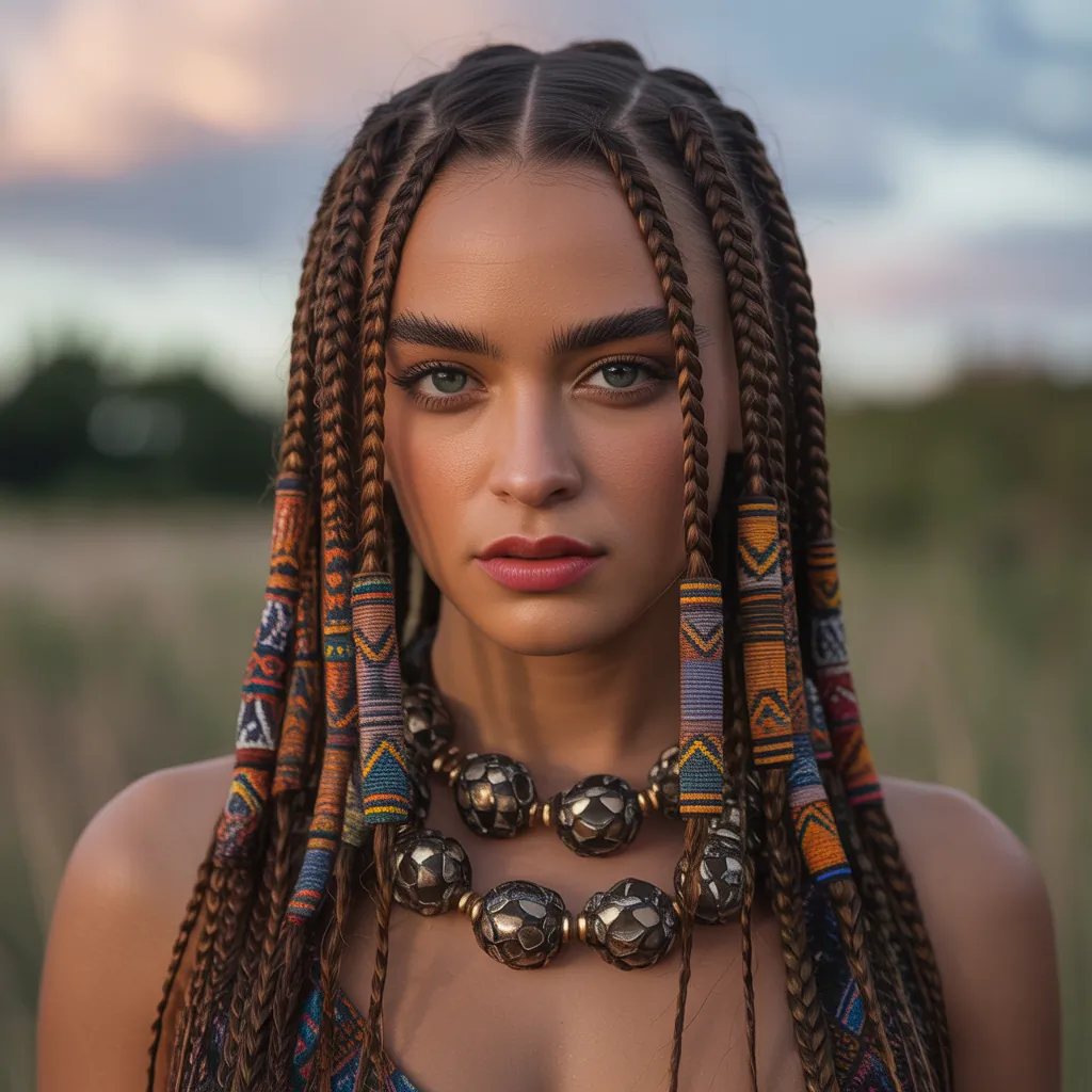 tribal braid hairstyles