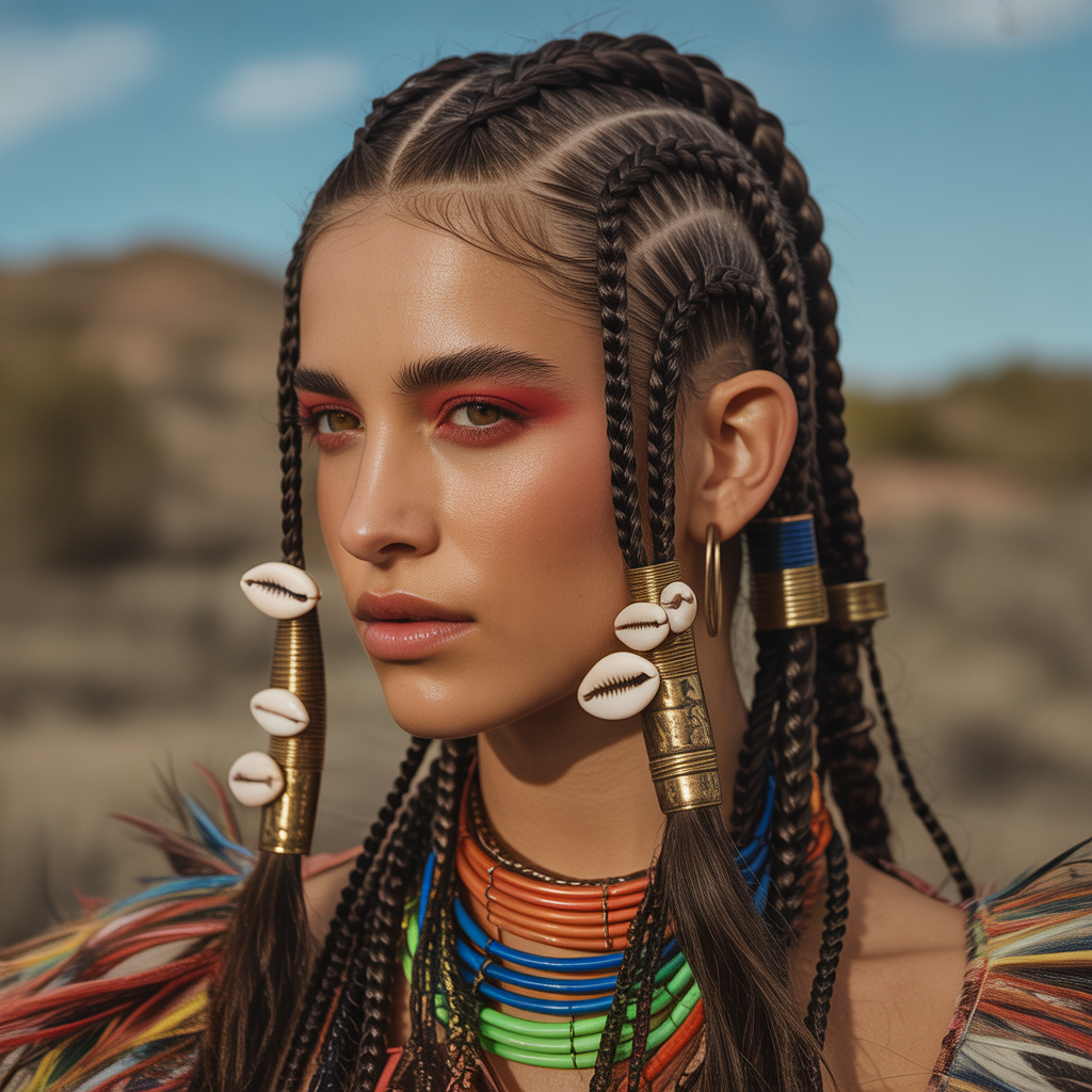 tribal braid hairstyles