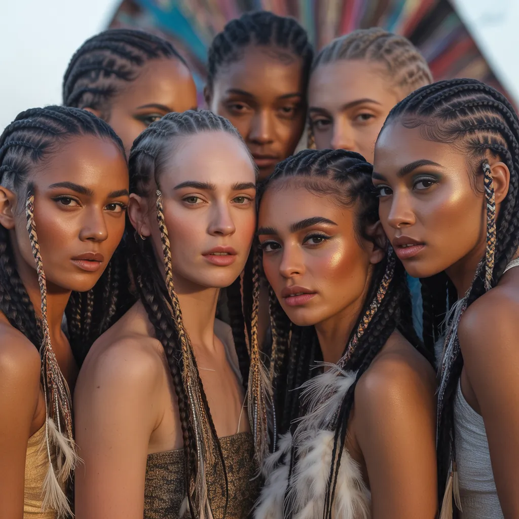 tribal braid hairstyles