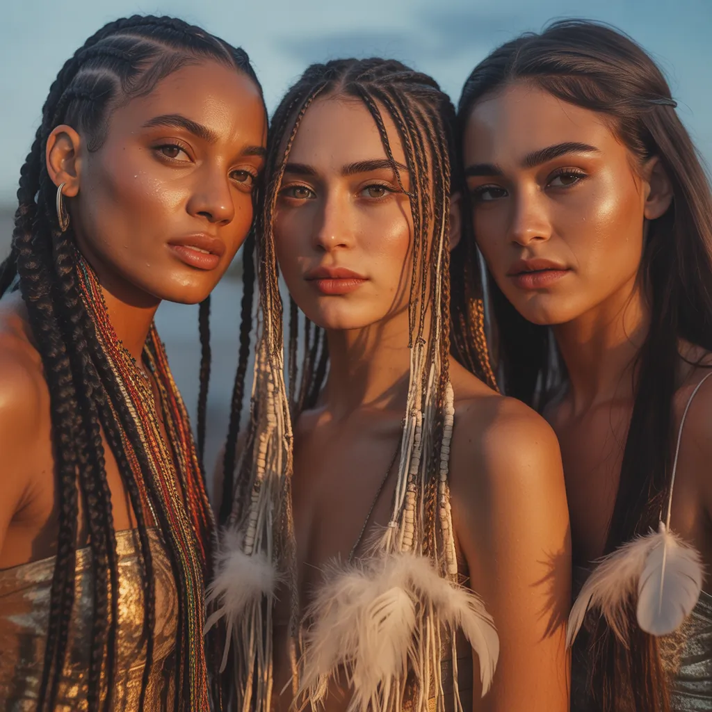 tribal braid hairstyles