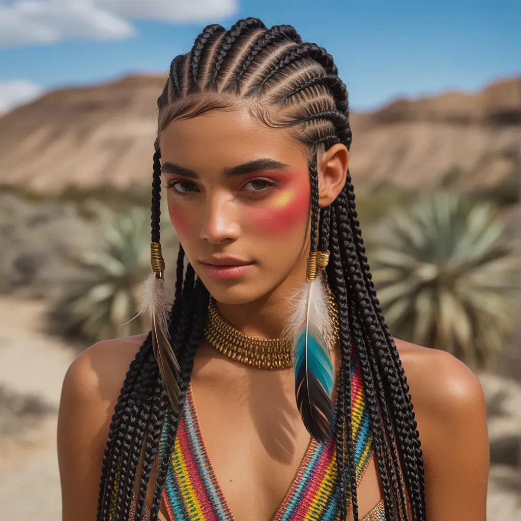 tribal braid hairstyles