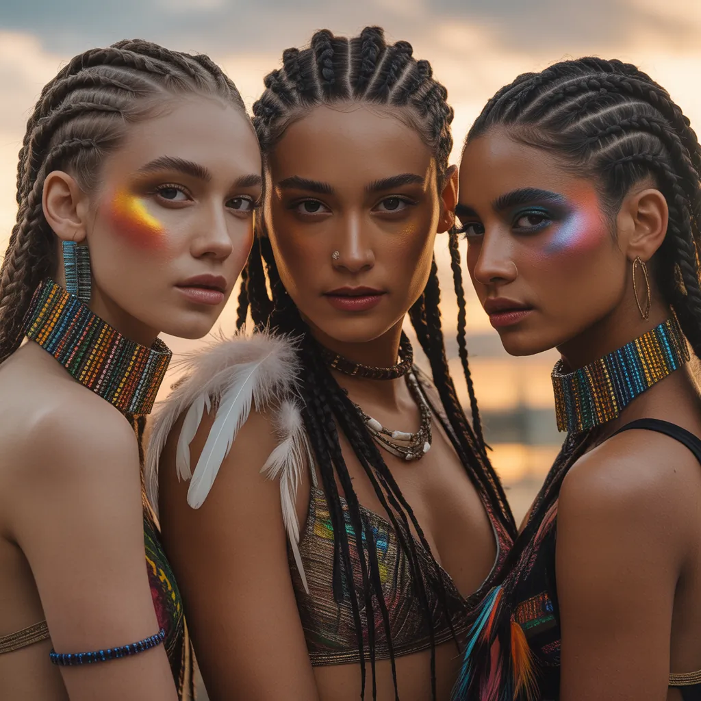 tribal braid hairstyles