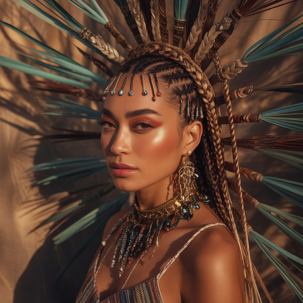 tribal braid hairstyles