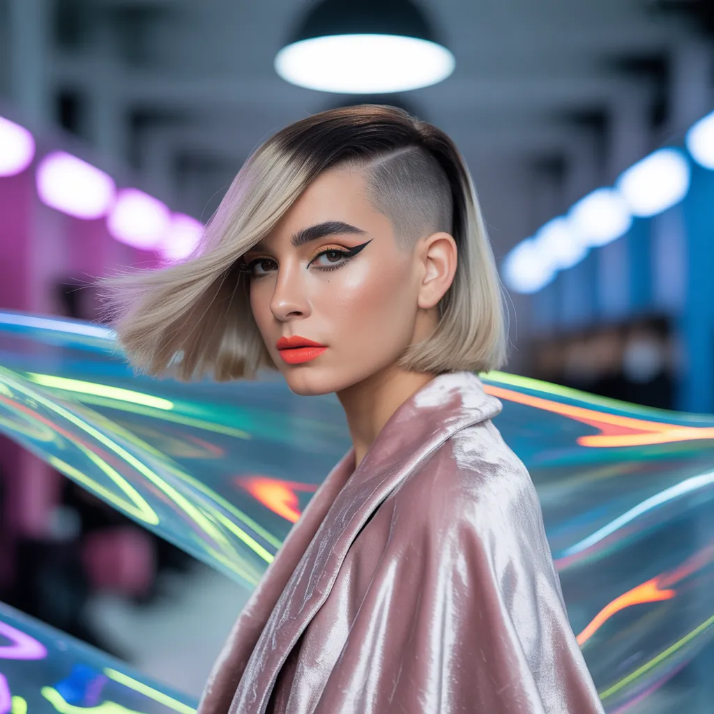 undercut bob hairstyle